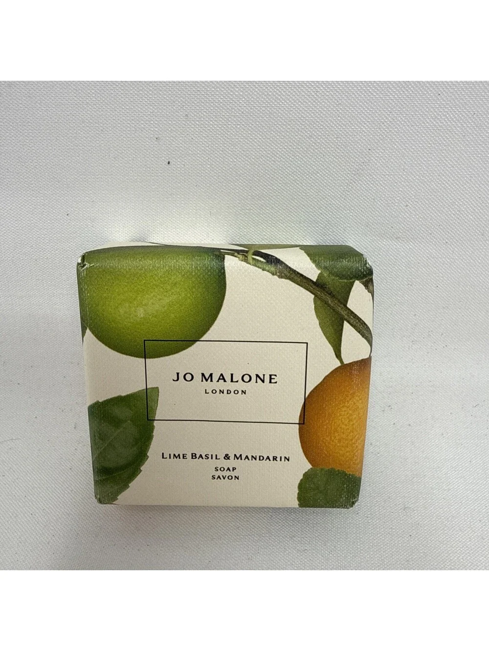 Jo Malone London Lime Basil & Mandarin 3.5 oz/100 g Bar Soap Sealed RN 1